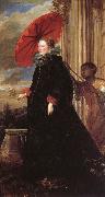 Anthony Van Dyck Marchese Elena Grimaldi oil painting on canvas